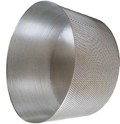 China Hotels Heat Sealed Perforated Stainless Steel SS Filter Wire Mesh Filter Strainer for sale