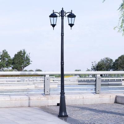 China Outdoor garden lights 3m e27 lamp post led garden modern europe style post light led outdoor for sale