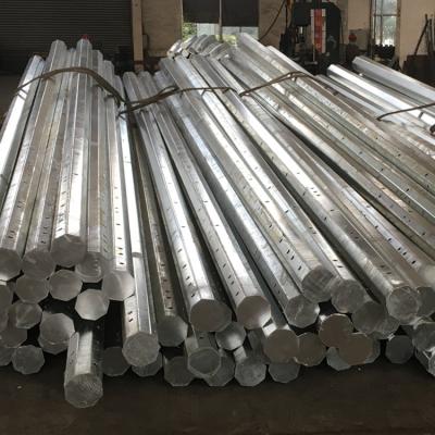 China Single Electric Steel Pole Steel Price Power Garden Pole Electric Pole for sale