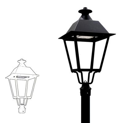 China 30w 50w Garden Post Garden Light Post Top European Style Post Lamp Top Led Lights for sale