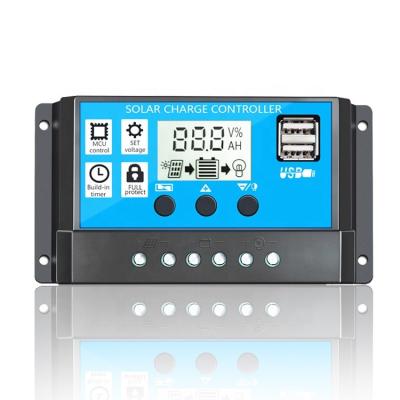 China Solar charger controller Cheap price 10A 20A 30A 50A 60A pwm charge controller for sale