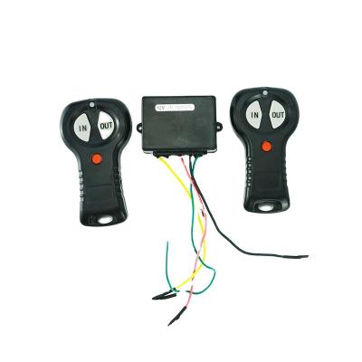 China Universal Home Automation Double Wireless Remote Control Set For Electric Winches With Red On And Off Switch Power for sale