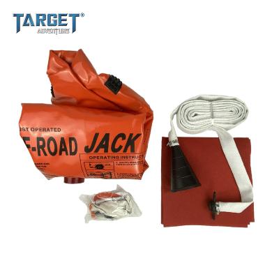 China Portable Car Double Jack 4T Capacity High Yield Ram Jack Air Floor Jack Air Bag Car Double Inflatable Jack for sale