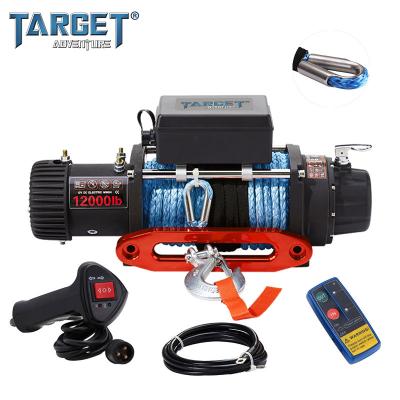 China 12/24v AUTO portable for 4x4 13500bs power electric winch for sale