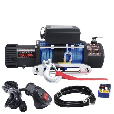 China 4wd Wire Rope Trailer 4x4 Truck Winch Vehicle 4x4 Off Road High Power13000lb Off Road Electric Winches for sale