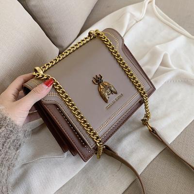 China 2023 Fashion Brand Women's Luxury Handbag Simple High Quality Leather Designer Crossbody Bags Shoulder Bag New Retro for sale