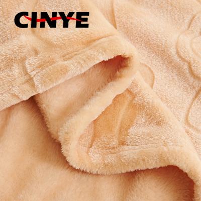 China Shrink-Resistant Fleece Blankets Fabric Thick Soft Flannel Manufacturer Company For Home And Hotel Blanket for sale