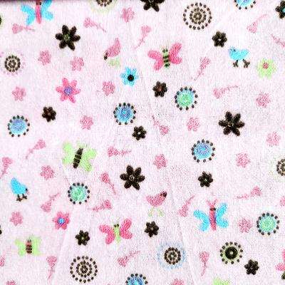 China 100% memory cotton flannel woven fabric 150 grams cotton flannel for fashion bedding and baby wearing for sale