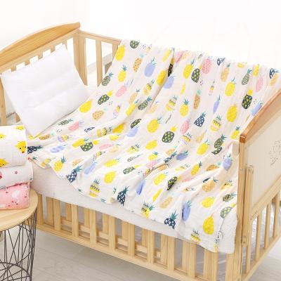 China PORTABLE Organic Muslin Blanket 47x47 100% Cotton Baby Wrap » Wrap for sale