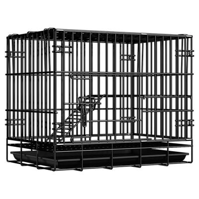 China Best Pet Stored Cage 2 Layer Multi-Layer Design Collapsible Multi-Door Cat Cage for sale