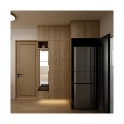 China Adjustable Modern Open Luxury Diy Bedroom Home Solid Wood Wardrobe Furniture Design Picture (Size) for sale