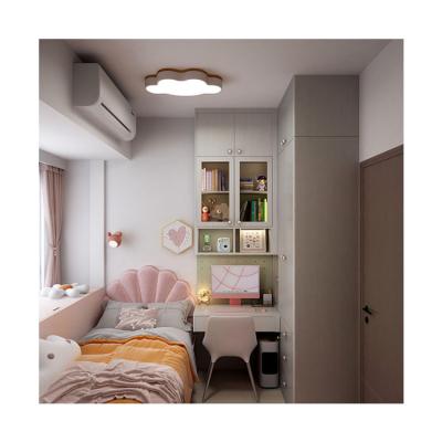 China Customized Durable Newly Designed King Bed Bedroom Furniture With Storage Wardrobe And Study Table for sale