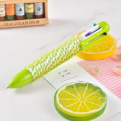 China office & Cute Stationery School Pen Top Quality Press Quality Funny Sequins Bling Eco Ballpoint Pen With Logo Available Plastic Gel Ballpoint Pen From China for sale