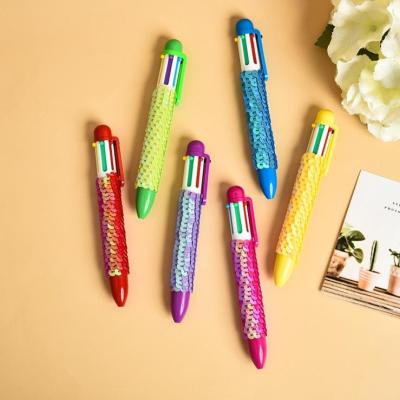 China office & School Pen Christmas Low Price Fancy Scales Shimmer Shape Stationery For Kids Promotion Refill Gift Colorful Stylish Ballpoint Pen for sale