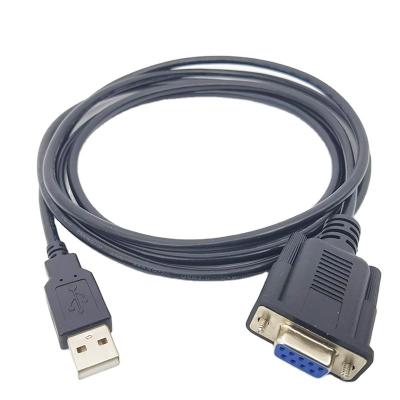 China COMPUTER Rs232 Db9 Female To Usb 2.0 Female Serial Cable Db9 9pin Rs232 Male To Female Serial Supplement Uart TTL Cable for sale