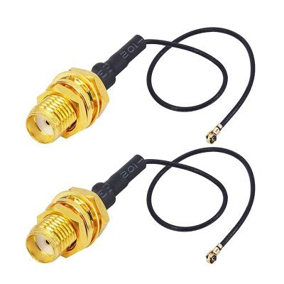 China Rf Extension Ufl To IPX Rg178 1.13 Jumper Rp Sma Female To U.fl RP Sma Connector Pigtail Cable for sale