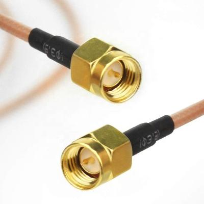 China RF Sma Connector Cable Coaxial Jumper Wire Sma Male Sma Male Rg316 Cabl for sale