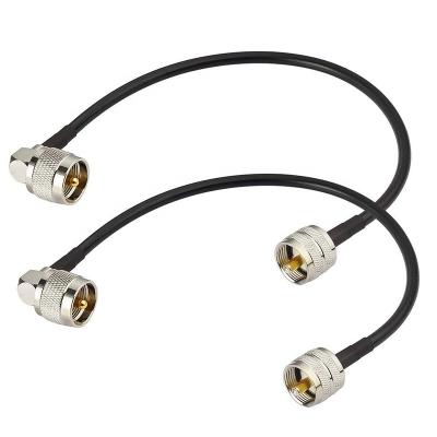 China Waterproof RF Connectors Pl259 Connector Rg58 N Male To SMA Male Rg58 Pl259 Cable for sale