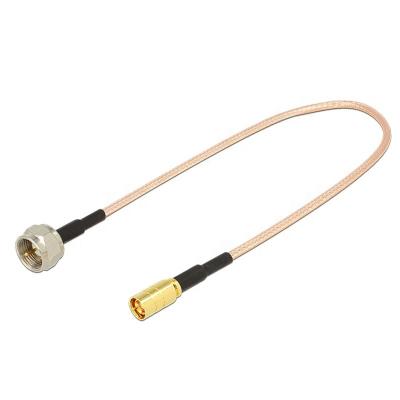 China RF Pigtail Cable Rg316 SMB Male To F Connector Rg316 Coaxial Cable Smb Extension Coaxial Cable Rg316 for sale