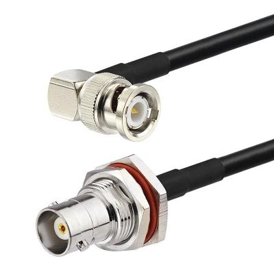 China Rf Rg58 Coaxial Bnc To Bnc 50Ohm Male To Female RG58 Cable for sale