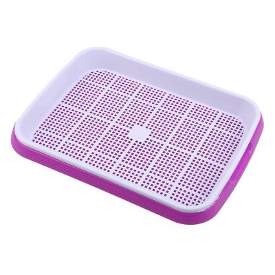 China Moisturizing Breathable Plastic Plant Seedling Box Basin Germination Seeding Dish Seedling Tray for sale