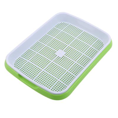 China Flexible Multicolor Breathable Seedling Tray Germination Cover Plastic Hydroponic Seedling Tray for sale