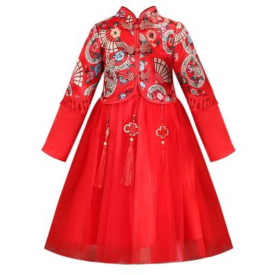 China 2022 New Girl's Child Dress Wholesale Girl's Breathable Model Dress Dress Children's Dress for sale