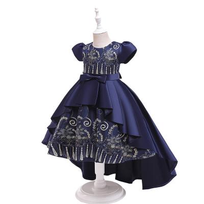 China Breathable hot sale princesa flower vestido wedding kids lovely apparel party girls birthday dresses for 3-8 years for sale