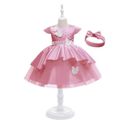 China New Fashion Baby Party Dress Children Wedding Dress Breathable Fluffy Princess Dresses for sale