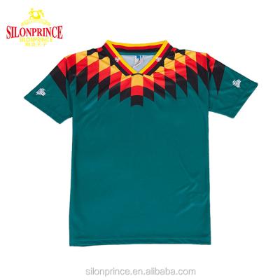 China Wholesale Single Custom 1994 Mens Football Jersey Sets Germany Retro Souvenir Football Shirts for sale