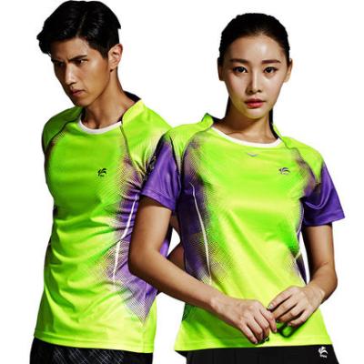 China New Design Badminton Shirts Good Quality Anti-Pilling Custom Badminton Sports Tank Top for sale