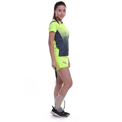 China High Quality Anti-Pilling Sublimation Tank Top Designs For Badminton Suit Set for sale