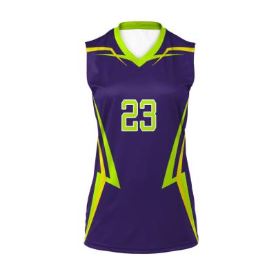 China Factory Direct Design Volleyball Jersey New Style Women Volleyball Uniform Anti-Pilling Design for sale