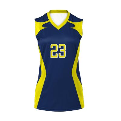 China Anti-Pilling New Stylish Professional Volleyball Jersey New Custom Design Volleyball Jersey for sale