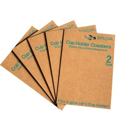 China Disposable Custom Kraft Paper Hang Tags Shoes And Apparel Labels Custom Logo Clothing Paper Hang Tags for sale