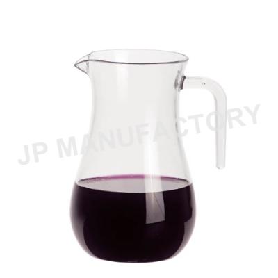 China Wholesale Unbreakable Plastic Wine Decanter Jar Red Wine Polycarbonate FOLDER Carafe Decanter Pot for sale