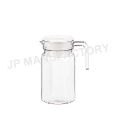 China Wholesale Sustainable Unbreakable Plastic Milk Jug Polycarbonate Juice Jug 800ml Jug With Lid for sale