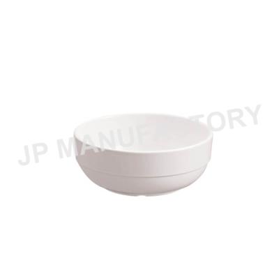 China CLASSIC pure color melamine bowl plastic white melamine bowl for restaurant and hotel for sale