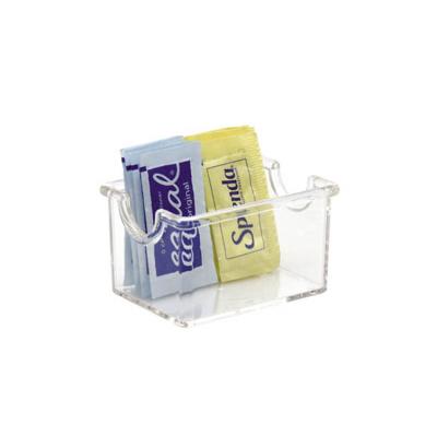 China Wholesale Viable Acrylic Plastic Tea Bag Holder Unbreakable Sugar Table Cart for sale