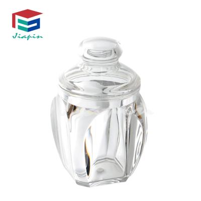 China Hot Selling Crystal Clear Acrylic Seal Jar Jar/Rubber Seal Jar Jam Storage for sale