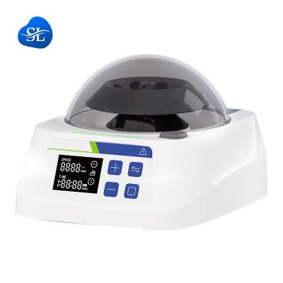 Chine Mini centrifugeuse 1,5 ml 2 ml tube centrifugeuse PCR tube de laboratoire microcentrifugeuse de palme centrifugeuse hématokrite à vendre