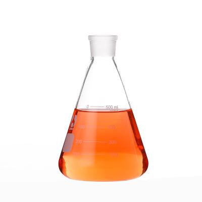 China 50ml-10000ml Capacity Erlenmeyer Flask for Chemical Laboratory Wide Narrow Design for sale