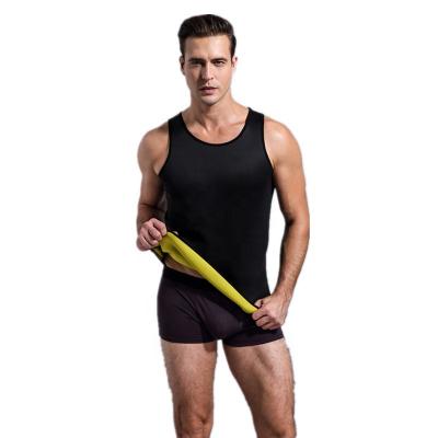 China 2021 New Arrivals Products U Neckline Sauna Workout Sweat Sports Shapewear QUICK DRY Tender Vest For Man for sale