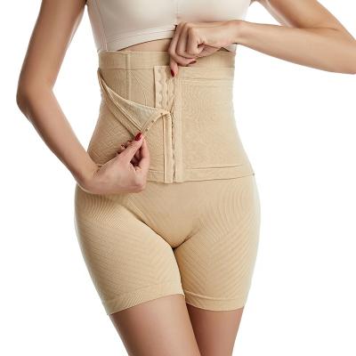 China Women's Breathable Shaperwear Stretching Waist Shapers With Colombianas Fajas 3 Rows Adjustable Belt Puerperal Underwear for sale