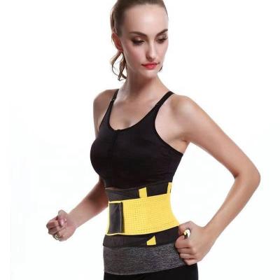 China Double Layers Waist Trimmer Belt Neoprene Waist Trainer Antibacterial Adjustable Elastic Waist Trainer Support For Unisex for sale