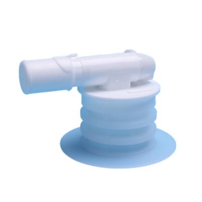 China Non Spill Environmental PE Spout Faucet For Large Lubricating Oil Bladder Packing 20L 25L for sale