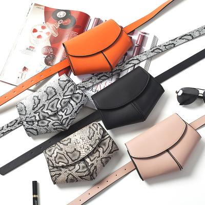 China Custom Women's PU Anti-theft Logo Designer Pussy Pack Fashion Waist Bags Leatter for sale