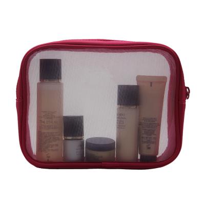 China Durable Best Price Custom LOGO Clear Cosmetic Makeup Bag Clear Make Up Bag for sale