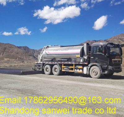 China 4x2 EURO 3 Asphalt Sprayer Truck , Asphalt Spraying Machine 9-12m / Min for sale