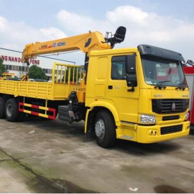 China De hapering Opgezette Kraan Sinotruk HOWO 6x4 van de Pick-up Mobiele Boom 10 Ton Te koop